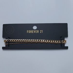 Double strand gold choker